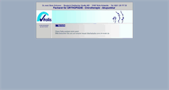Desktop Screenshot of ortho-schroers.de